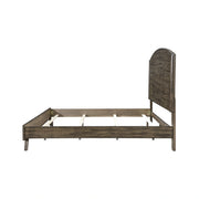 Rex 6/6-6/0 Ek/Wk Headboard, Footboard & Slats-Walnut