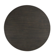 Plateau Round Table Pedestal Base Top-Rustic Espresso