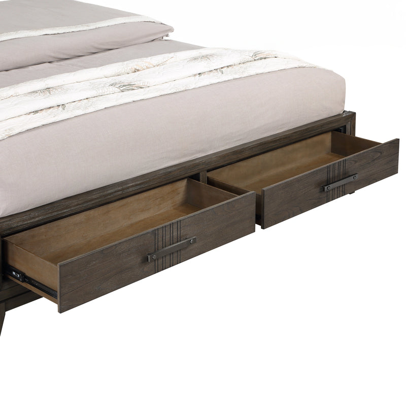 Landon 6/6-6/0 Ek/Wk Headboard-Walnut