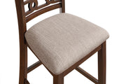 Gia 5 Pc 42" Square Counter Table & 4 Chairs-Cherry