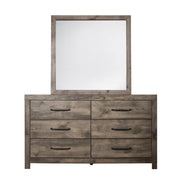 Misty Lodge Mirror- Greige