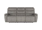 Kamari Sofa W/Dual Recliner-Gray