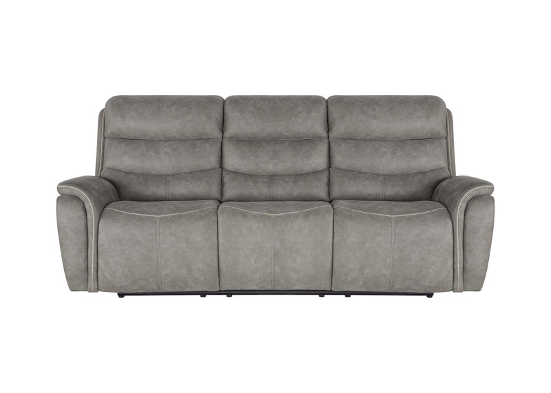 Kamari Sofa W/Dual Recliner-Gray